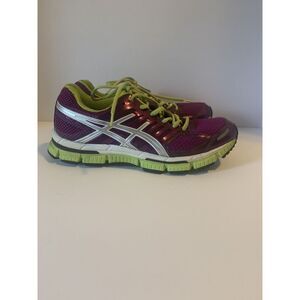 ASICS Women's Size 8.5 Shoes Sneakers Gel Neo 33-2‎ Purple Green Running